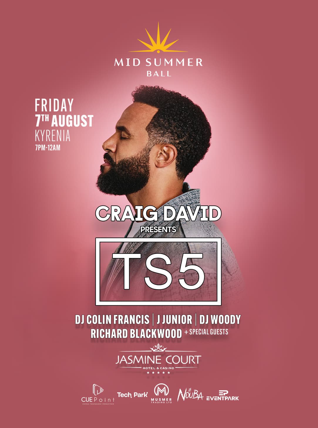 Mid Summer Ball | Craig David Presents TS5 + Guest DJ's