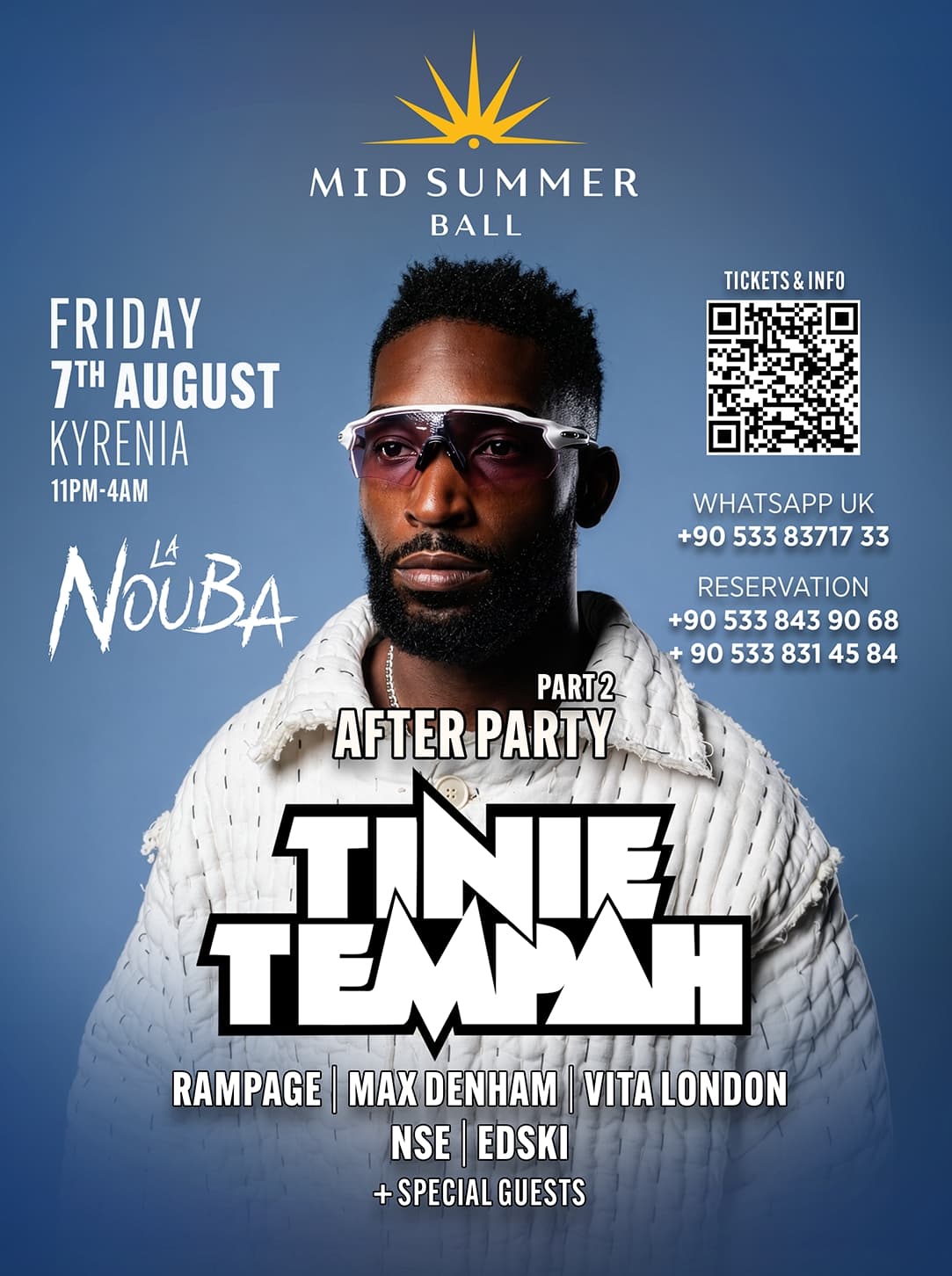 Mid Summer Ball After Party | Tinie Tempah + Guest DJ's