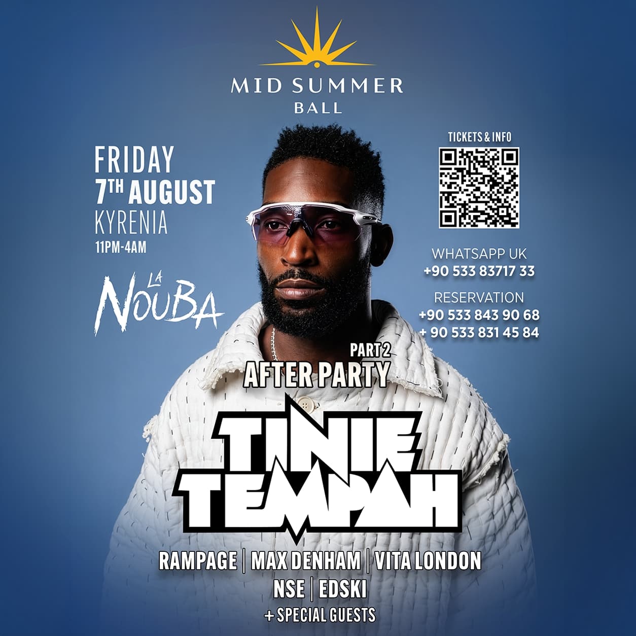 Mid Summer Ball After Party | Tinie Tempah + Guest DJ's